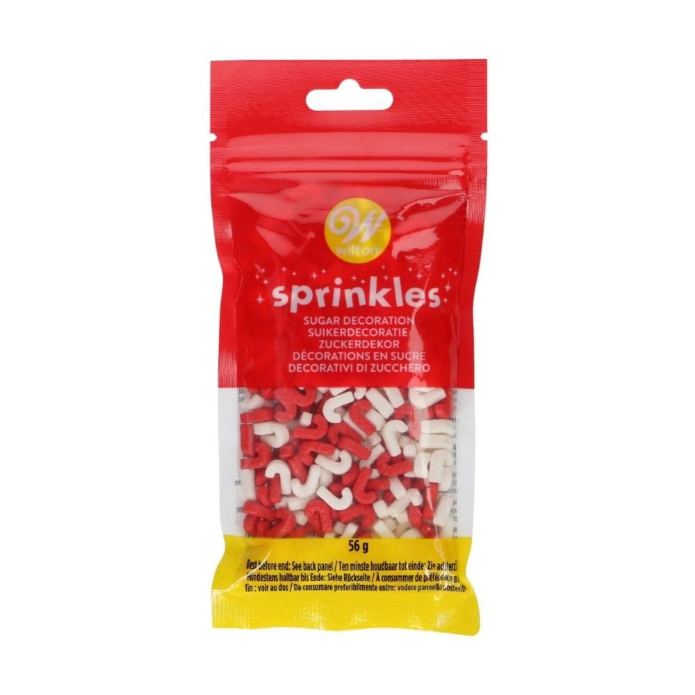 Candy Cane 3D Sprinkle Mix 56g - Wilton