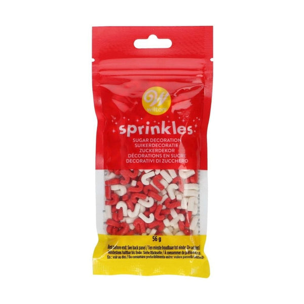Candy Cane 3D Sprinkle Mix 56g - Wilton