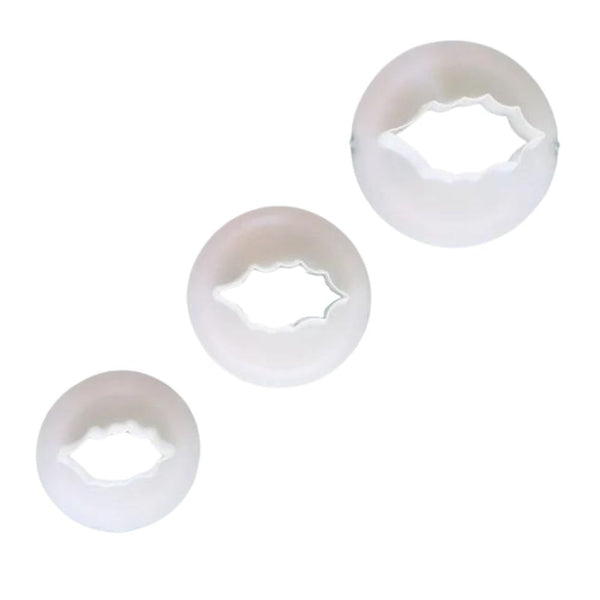 Holly Leaf Icing Cutter Set Of 3