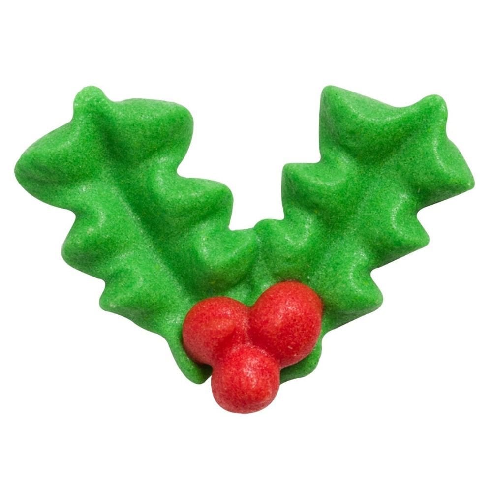 Holly Sugar Toppers x 250