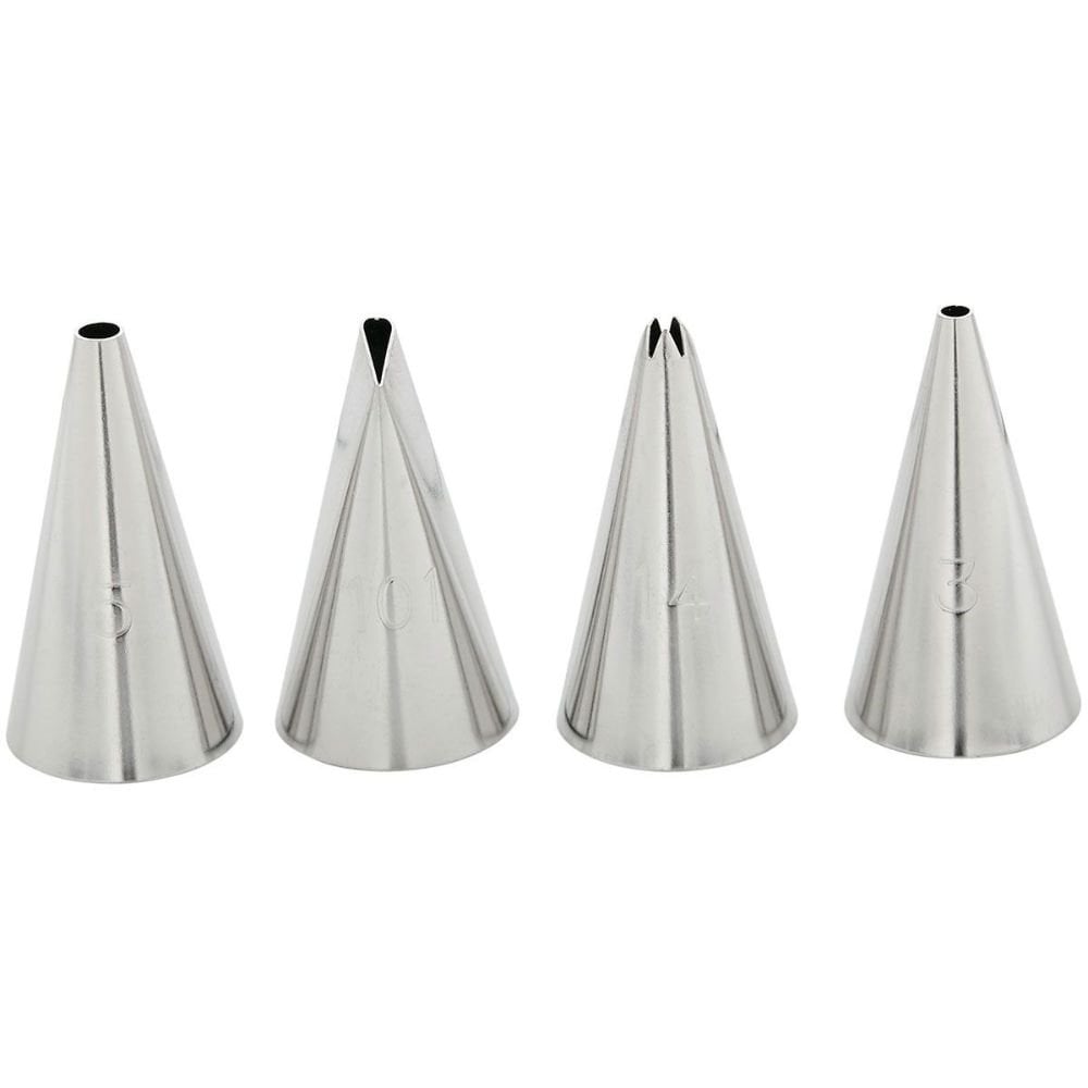 Christmas Cookie Decorating Set (4 Nozzles & 8 Piping Bags) - Wilton