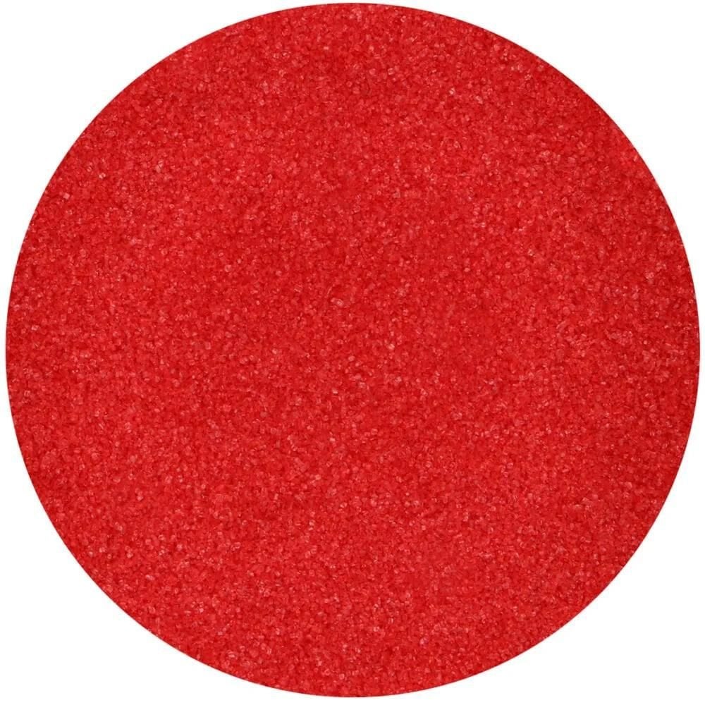 Red - Sanding Sugar 80g - FunCakes