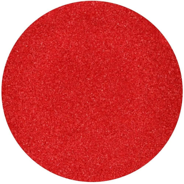 Red - Sanding Sugar 80g - FunCakes