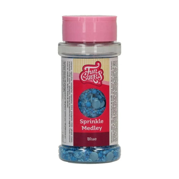 Blue - 70g Sprinkle Medley - FunCakes