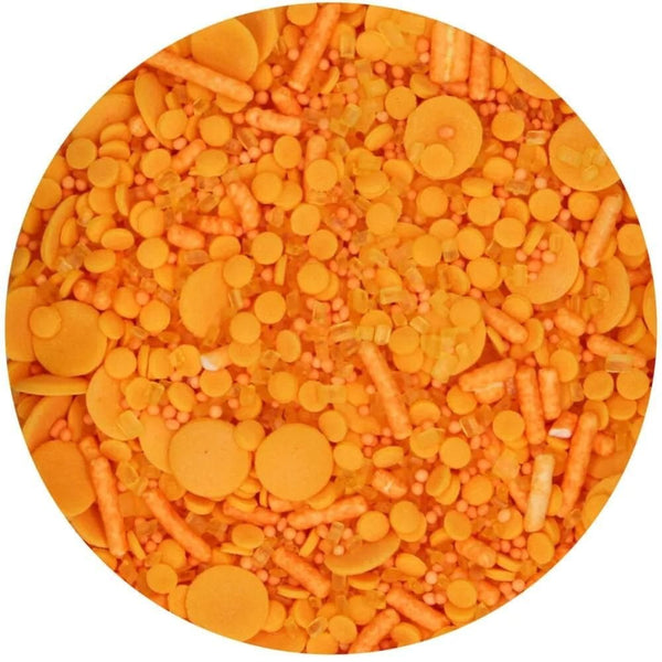 Orange - 70g Sprinkle Medley - FunCakes