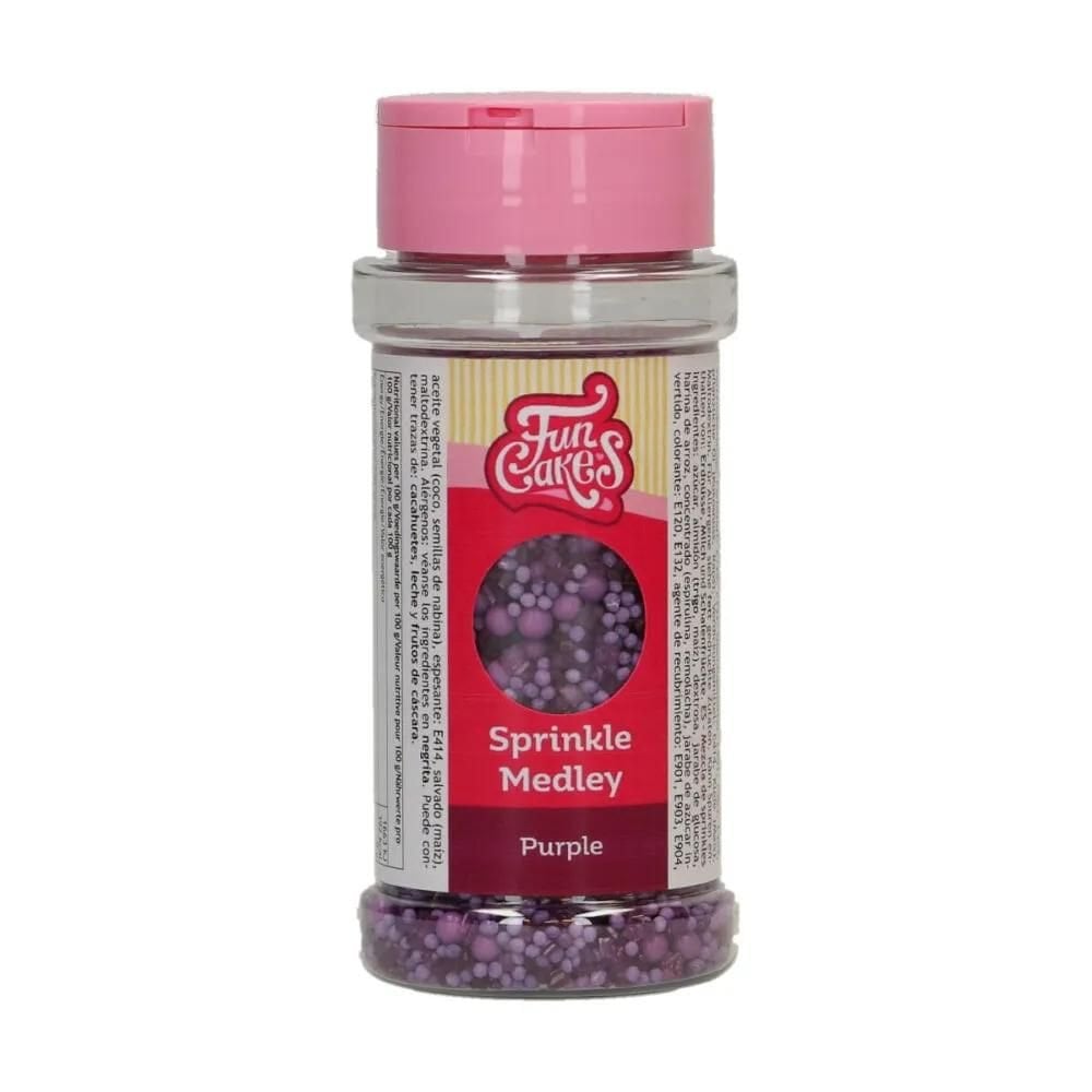Purple - 70g Sprinkle Medley - FunCakes