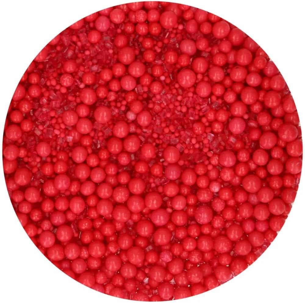 Red - 70g Sprinkle Medley - FunCakes