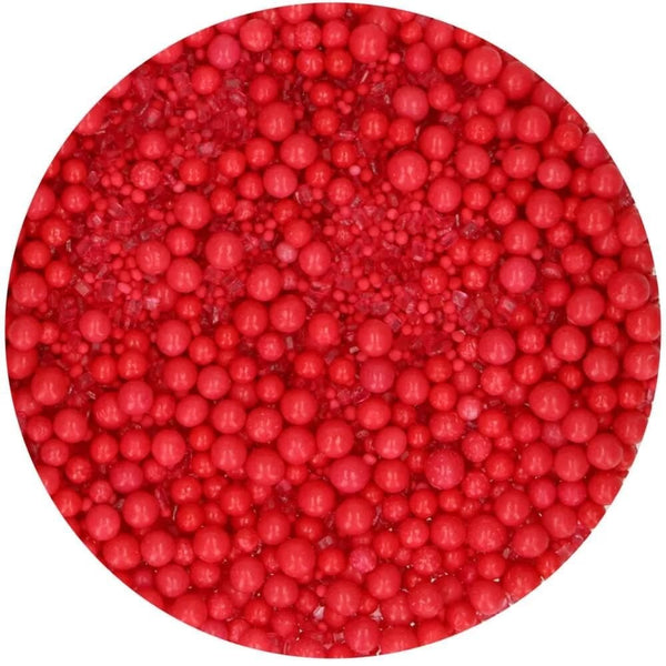 Red - 70g Sprinkle Medley - FunCakes