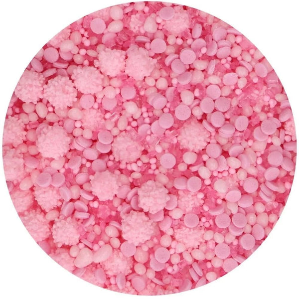 Pink - 70g Sprinkle Medley - FunCakes