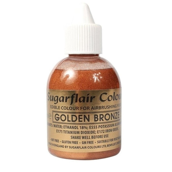 Golden Bronze Airbrush Colour 60ml - Sugarflair
