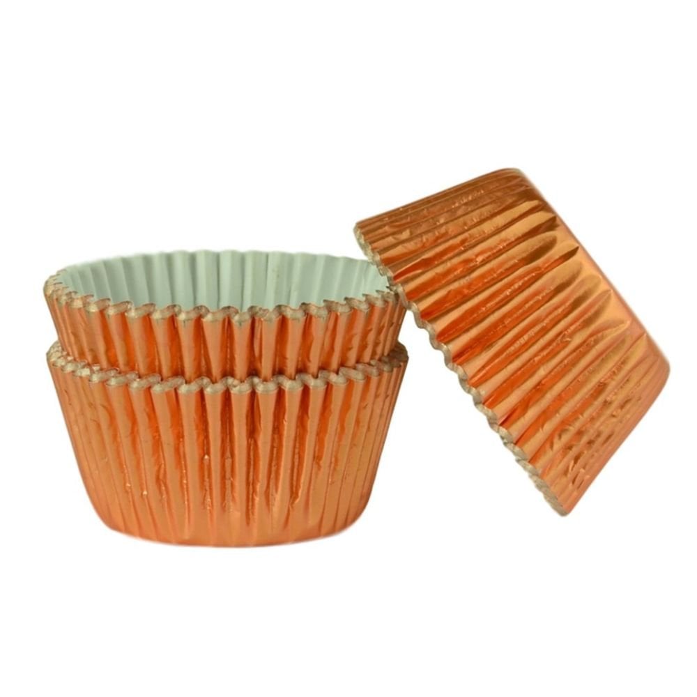Rose Gold Foil Cupcake Cases x 45