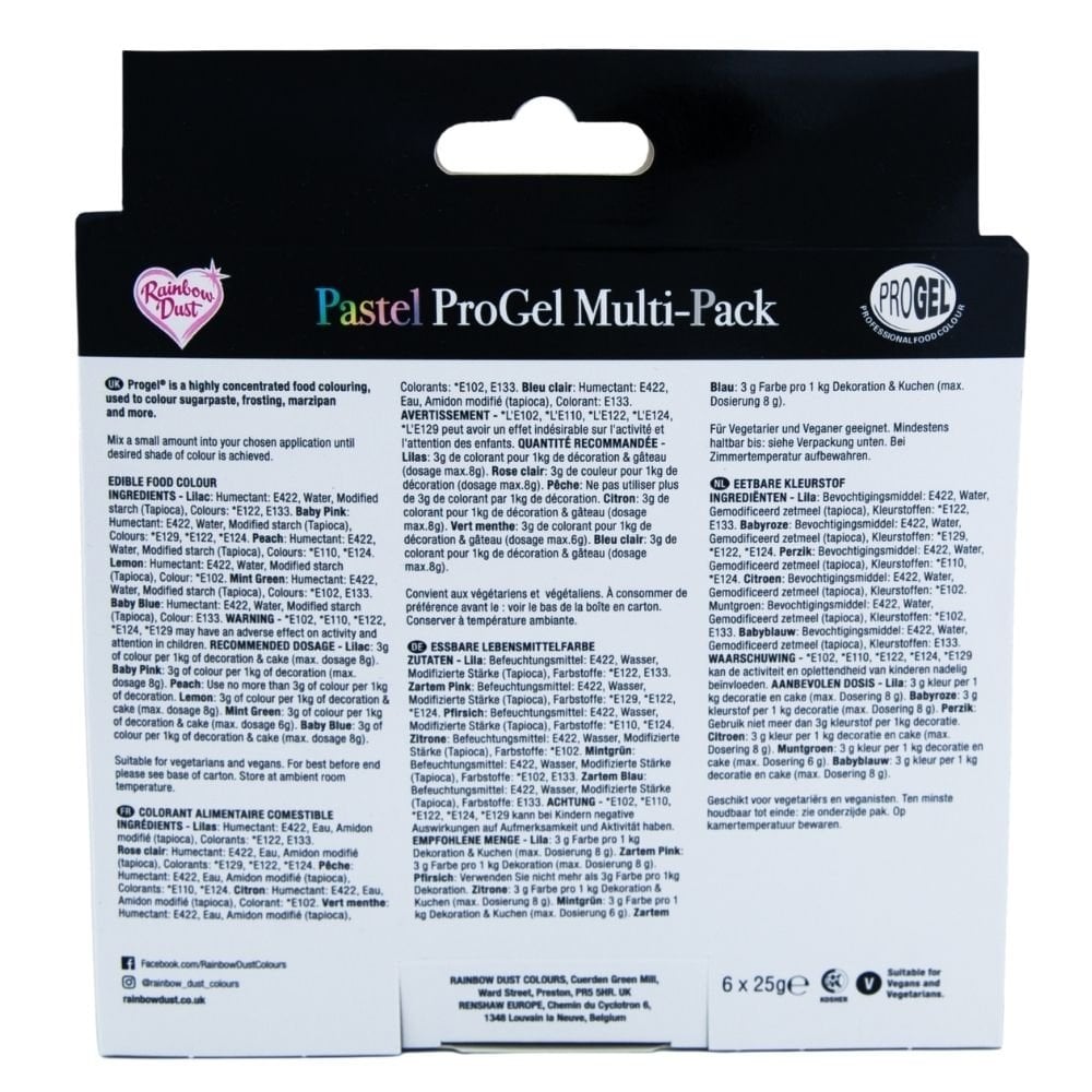 Pastel Multipack ProGel Concentrated Colouring