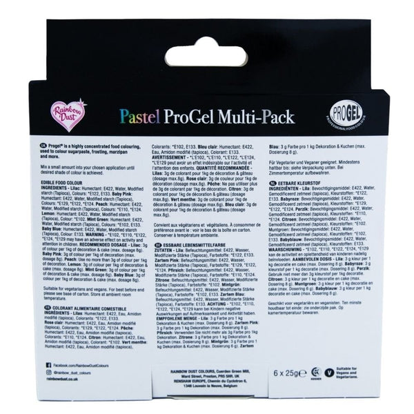 Pastel Multipack ProGel Concentrated Colouring
