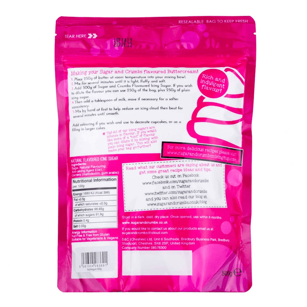 Bubblegum Icing Sugar 500g