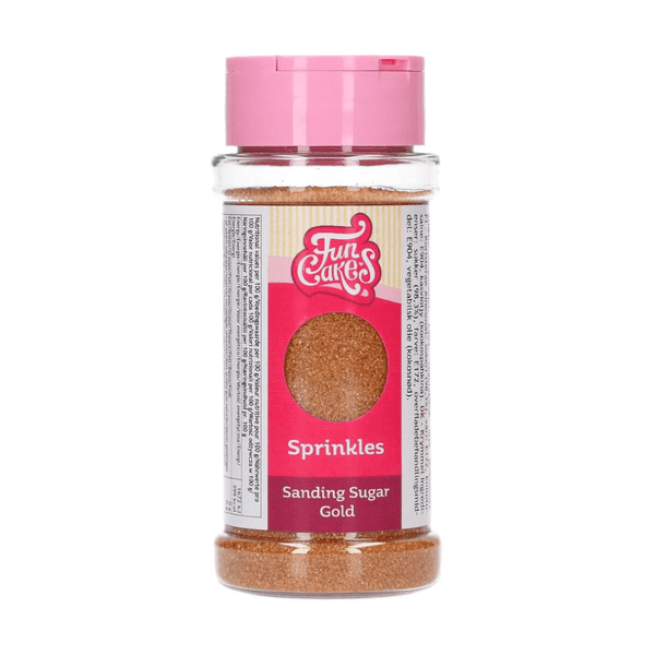 Gold - Sanding Sugar 80g - FunCakes