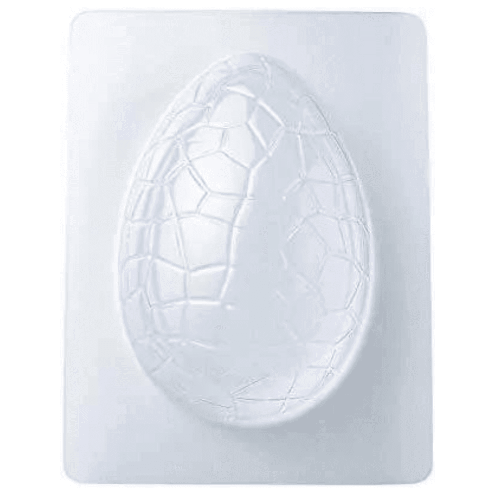 Clear Plastic Cracked Half Easter Egg Mould