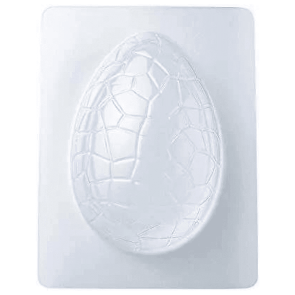 Clear Plastic Cracked Half Easter Egg Mould