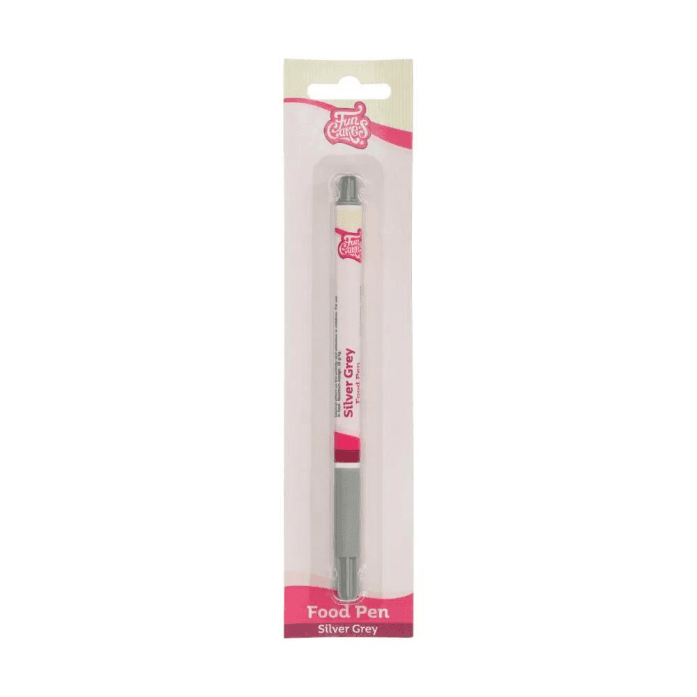 Edible Food Pen - Silver Grey