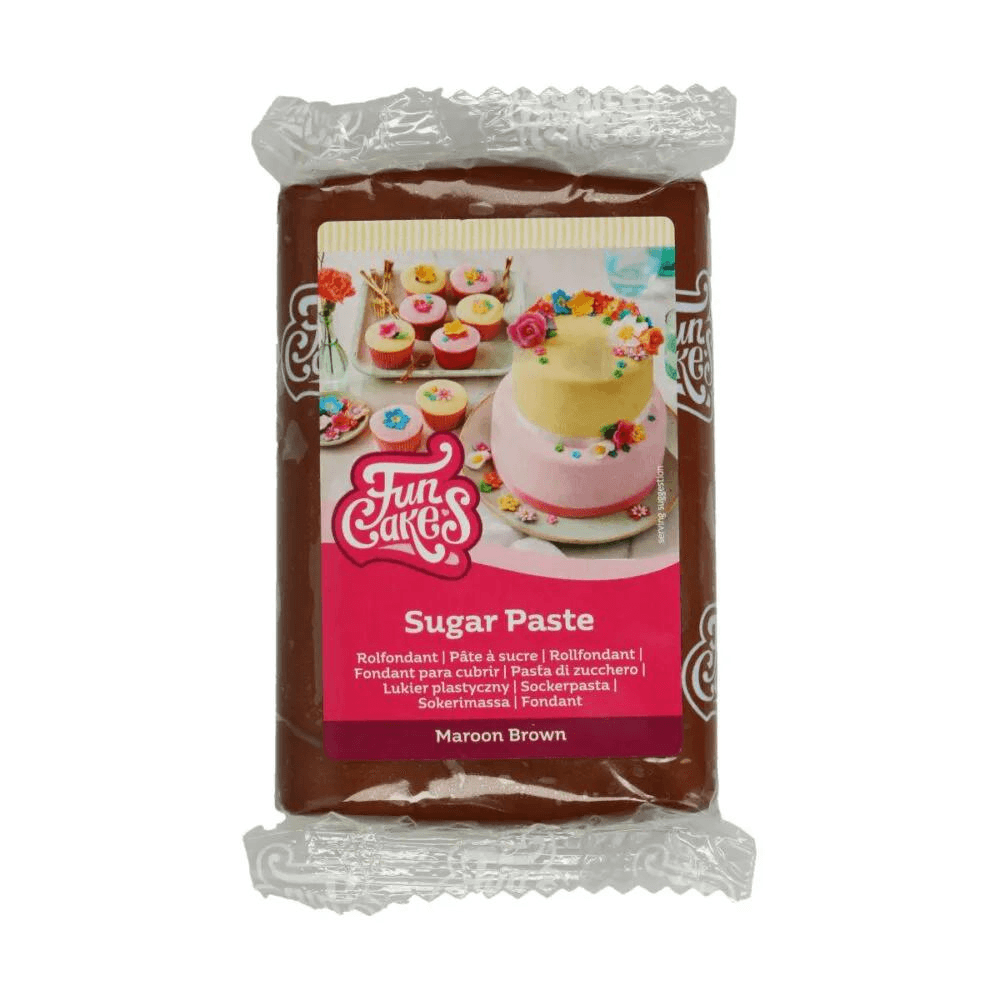 Maroon Brown Sugarpaste 250g