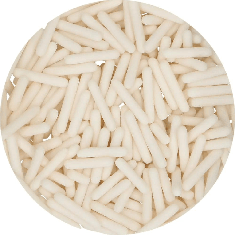 FunCakes Matt Sugar Rods XL White 70g