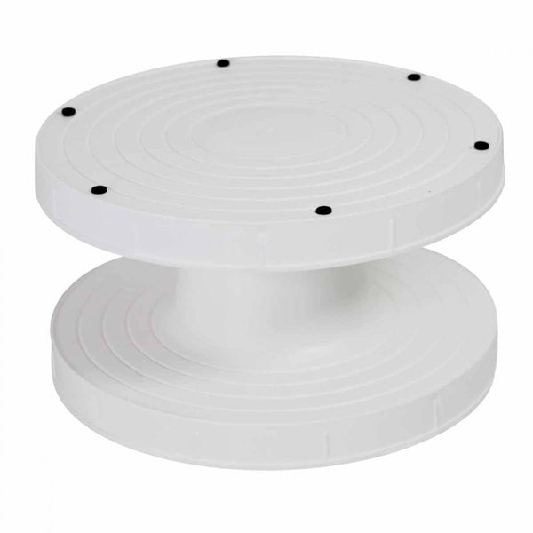 White Cake Decorating Turntable