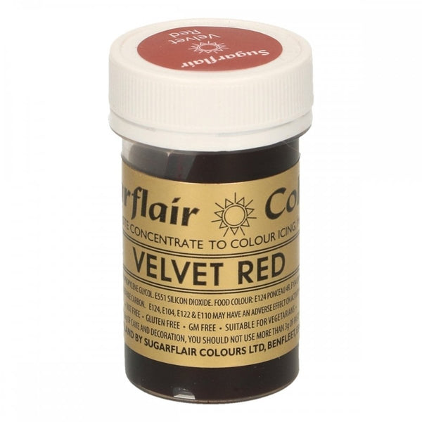 Velvet Red Spectral Paste Concentrate Colouring 400g - Sugarflair