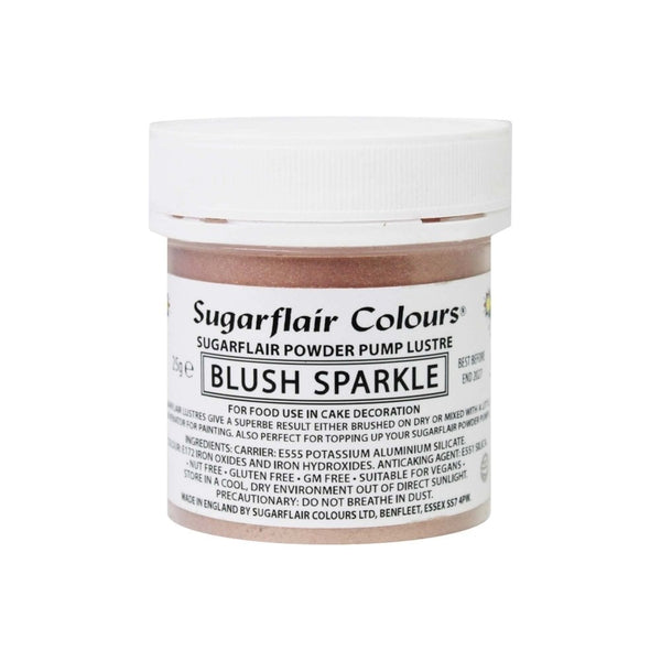 Blush Sparkle - Powder Pump Spray Lustre 25g - Sugarflair