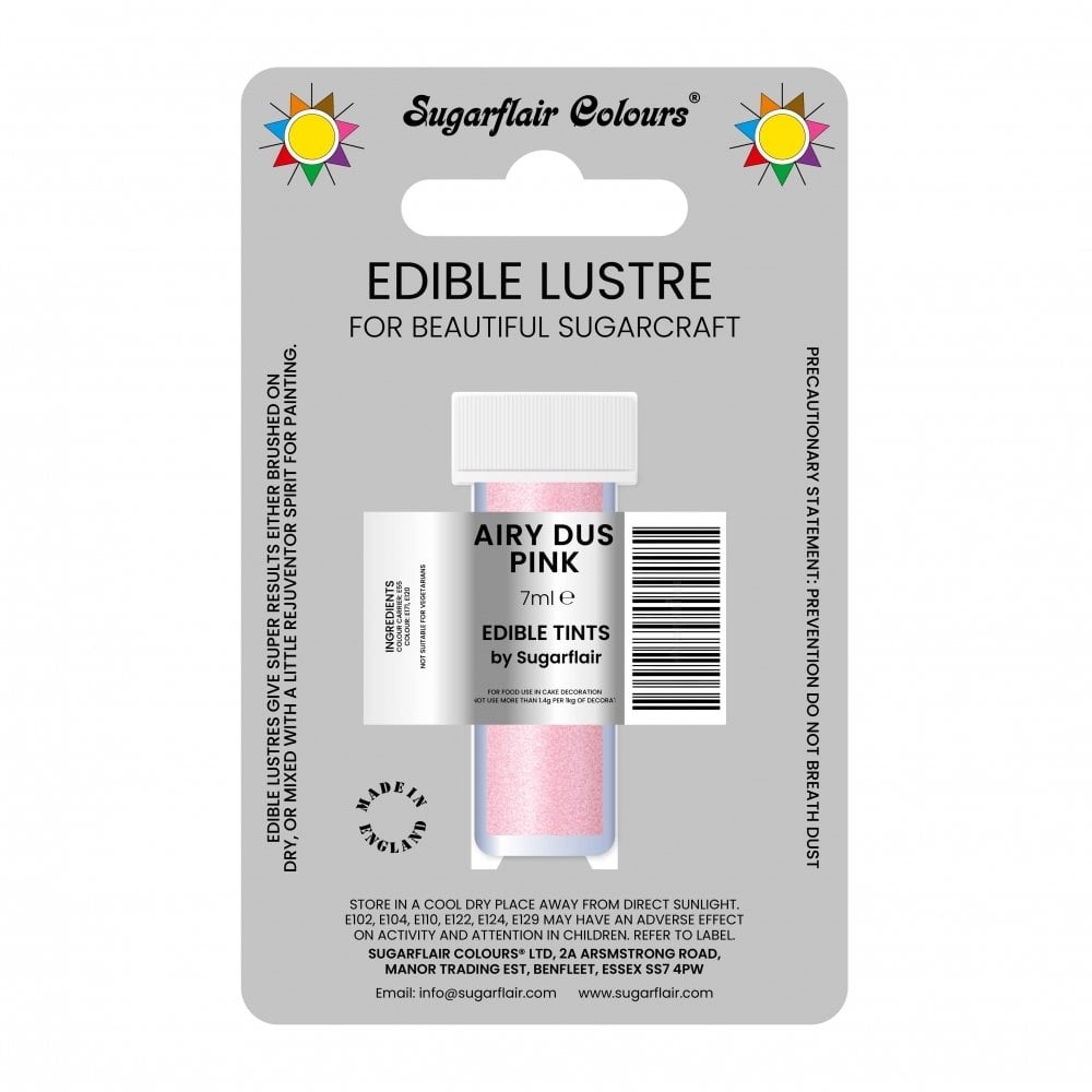 Fairy Pink Edible Lustre Dusting Colour 2g - Sugarflair