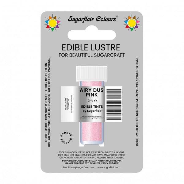 Fairy Pink Edible Lustre Dusting Colour 2g - Sugarflair