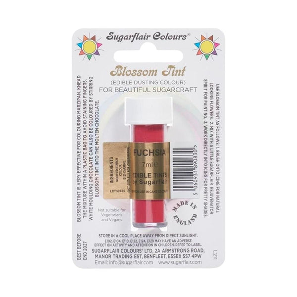 Fuchsia - Blossom Tint Dusting Colour 7ml - Sugarflair
