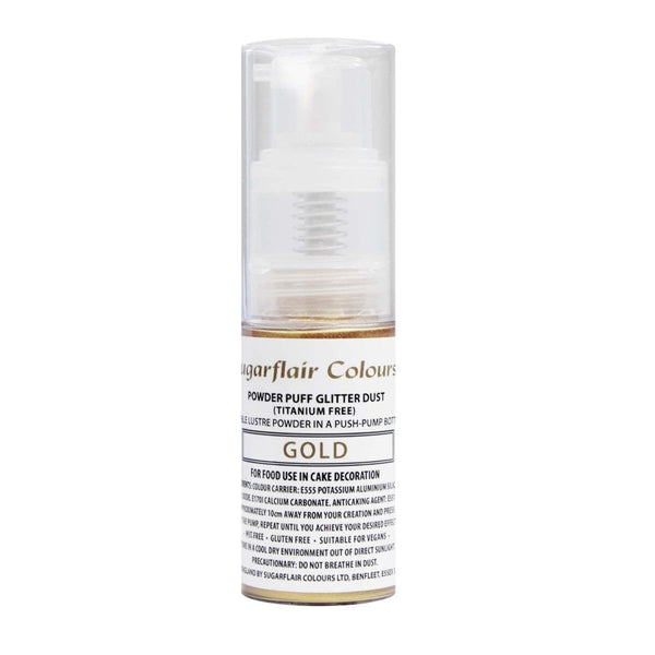 Powder Puff Glitter Dust Spray 10g - Gold