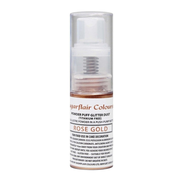 Powder Puff Glitter Dust Spray 10g - Rose Gold
