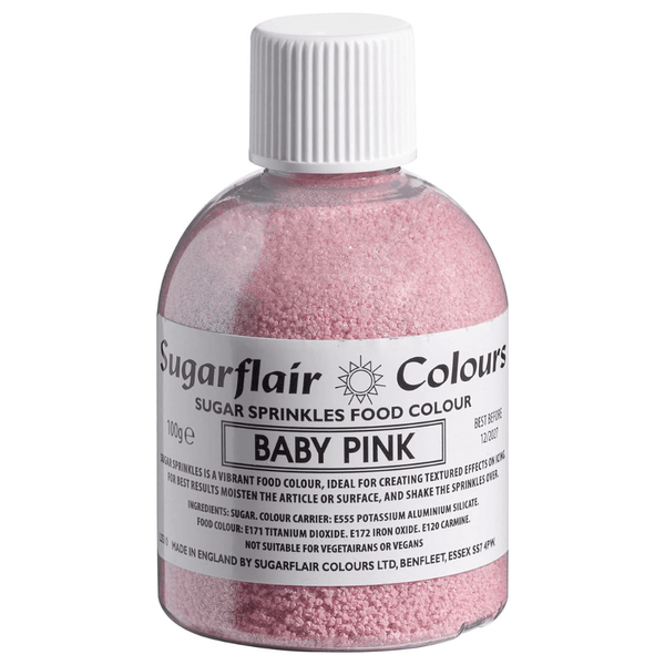 Sugar Shaker Edible Sprinkles 100g - Baby Pink