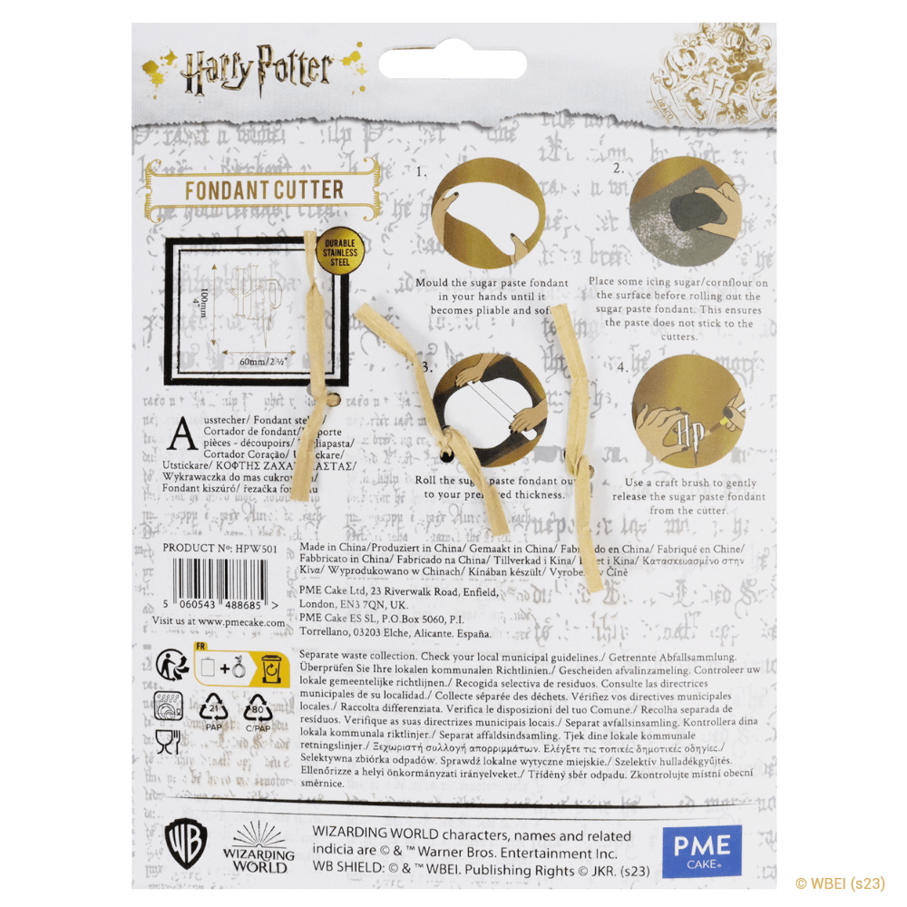 HP Logo - Harry Potter Cutter - PME