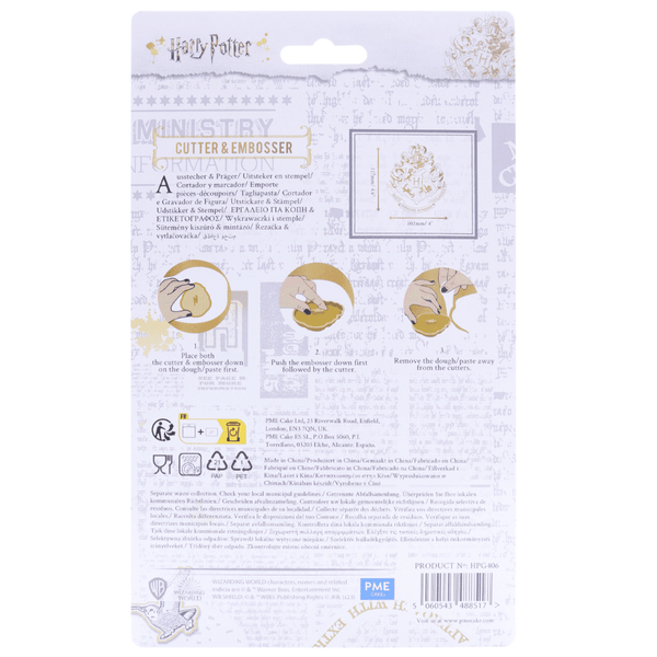Hogwarts Crest - Harry Potter Cookie Cutter & Embosser