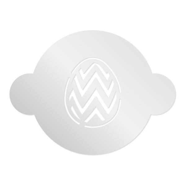 Zig-Zag Easter Egg Cupcake & Cookie Stencil
