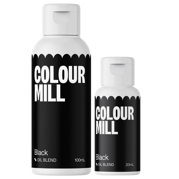 Black - Oil Based Food Colouring (20ml - 100ml)