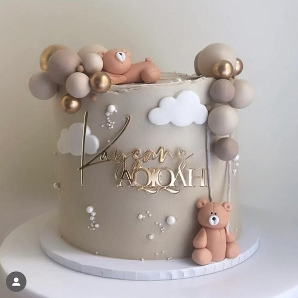 Teddy Bear - Edible Cake Topper