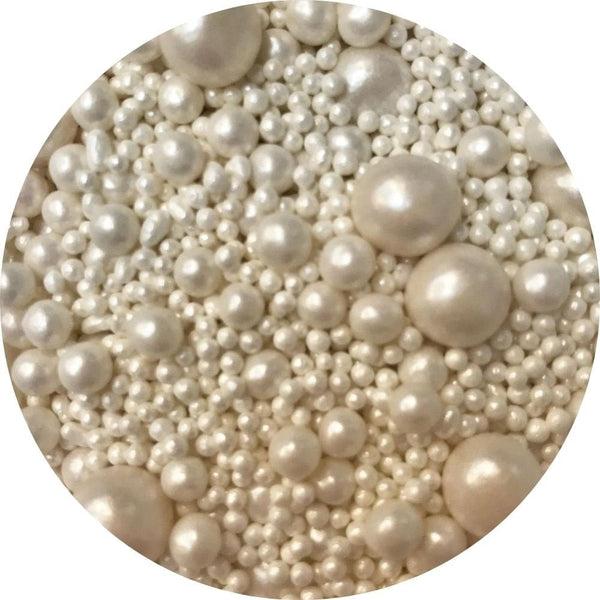 Bridal Shimmer Pearl Sprinkle Mix (V) 90g