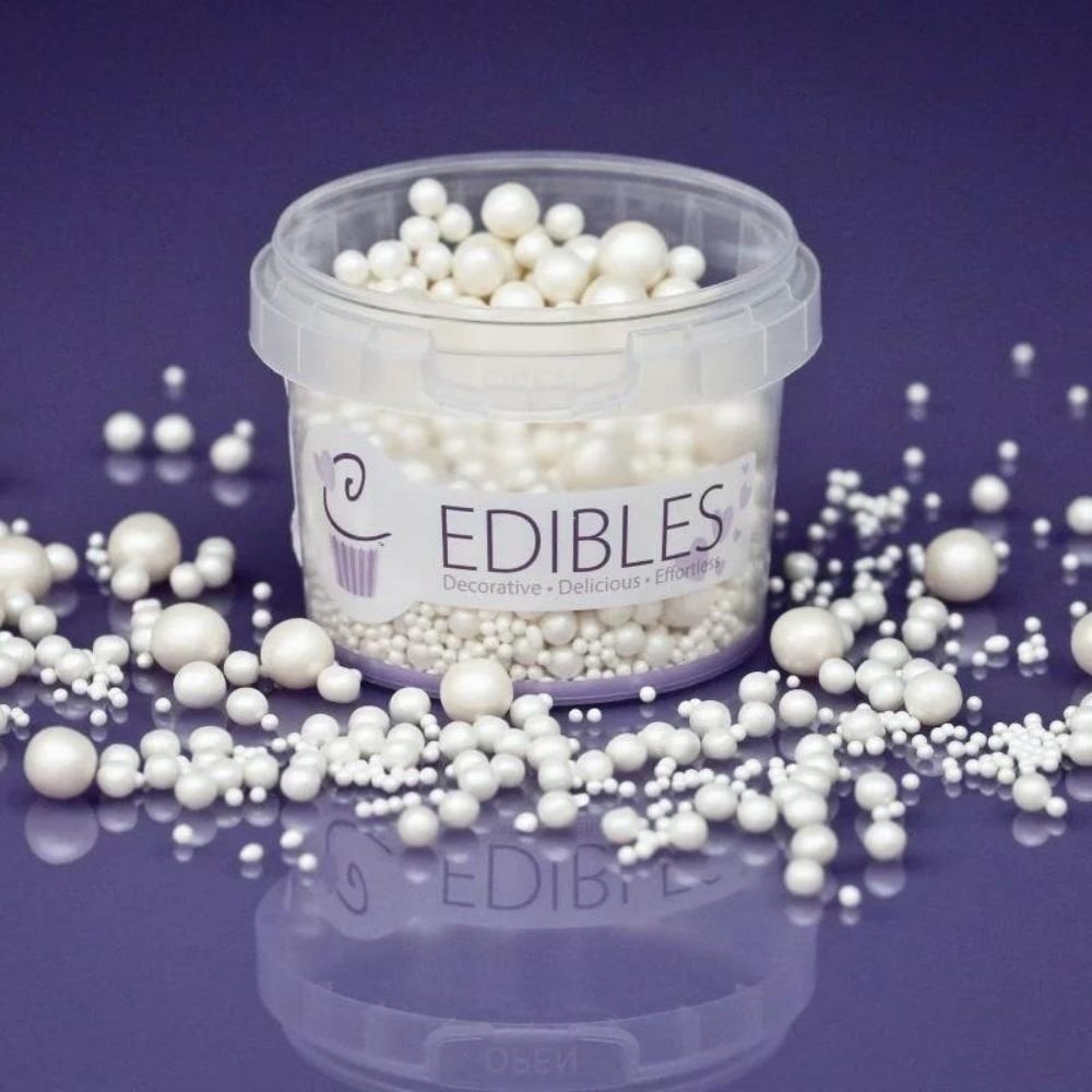 Bridal Shimmer Pearl Sprinkle Mix (V) 90g