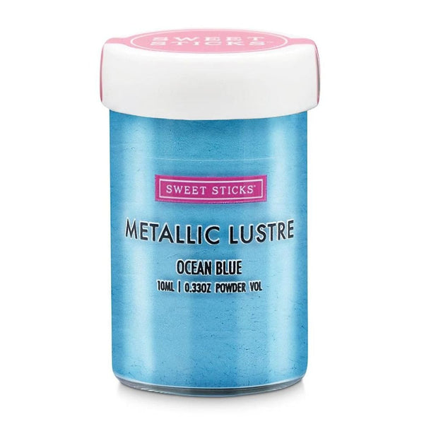 Edible Metallic Lustre Dust 10ml - Ocean Blue