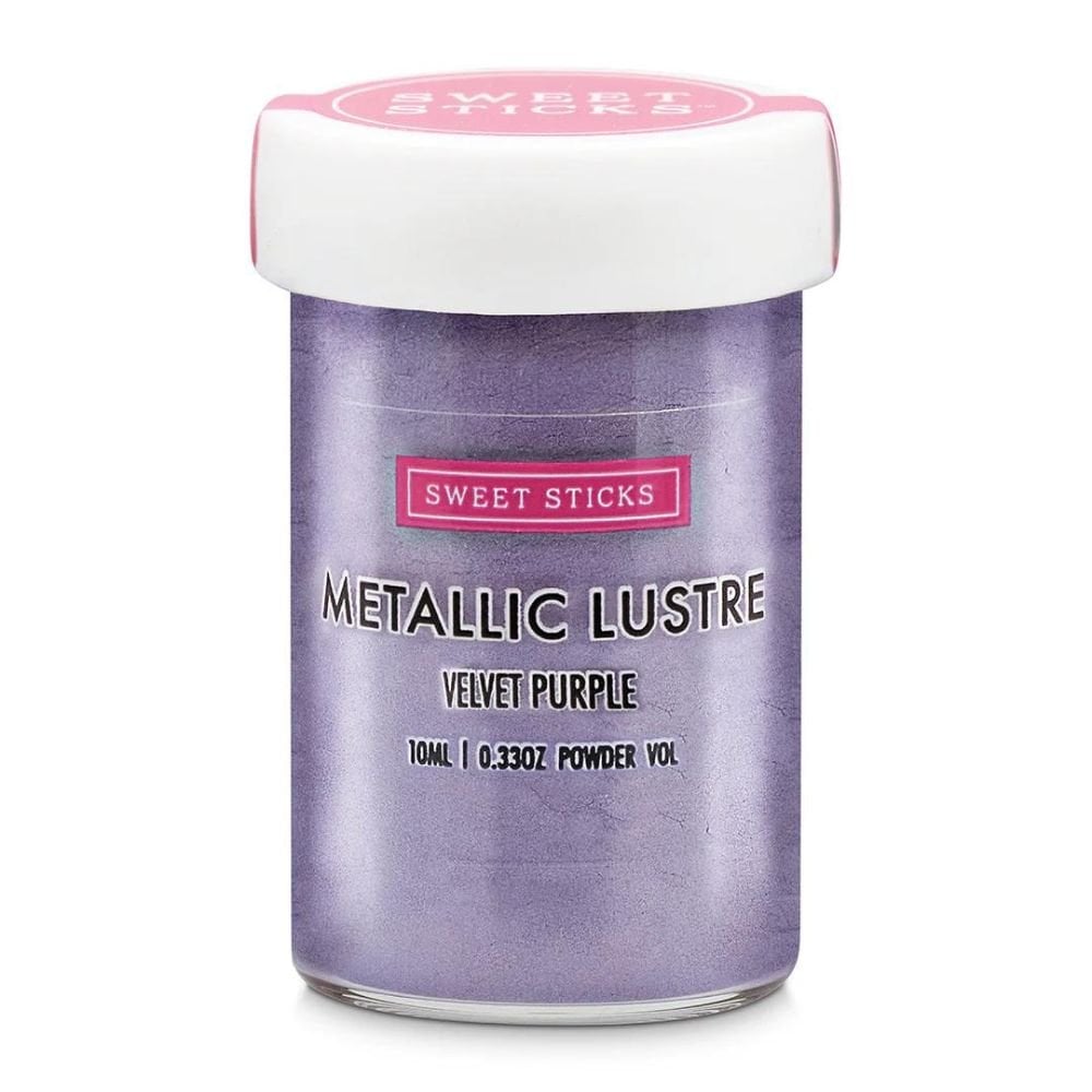 Edible Metallic Lustre Dust 10ml - Velvet Purple