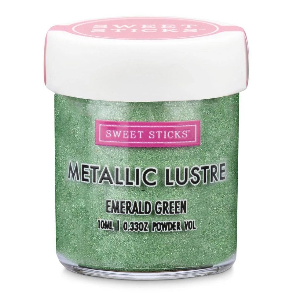 Edible Metallic Lustre Dust 10ml - Emerald