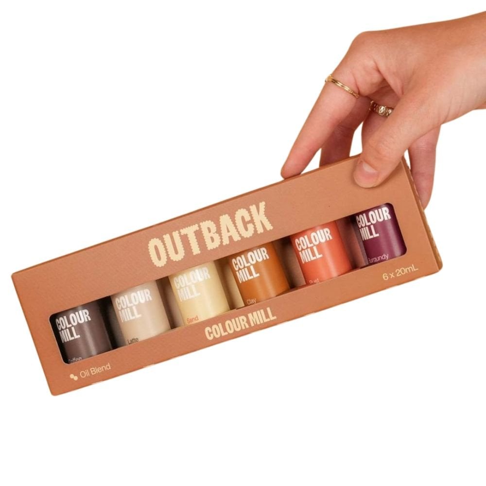 Outback Colours - Gift Set of 6 Oil Based Colouring