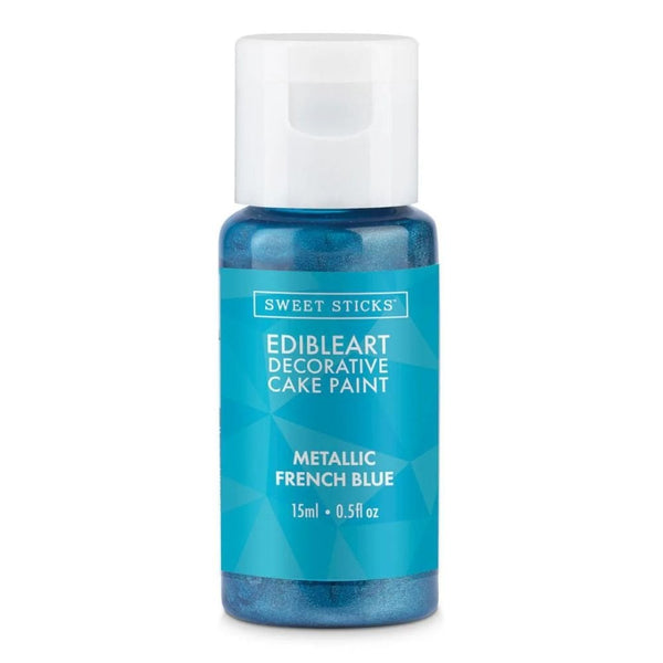 Metallic Edible Art Paint 15ml - French Blue