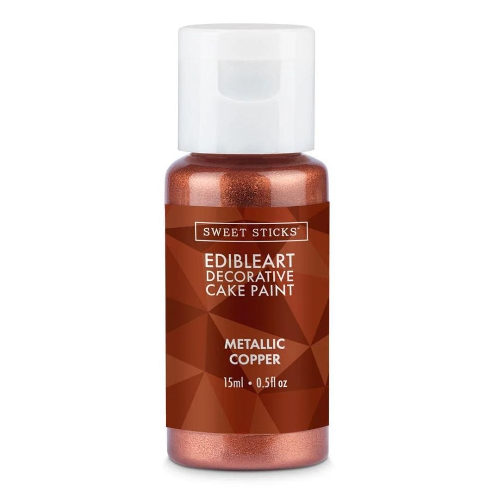 Metallic Edible Art Paint 15ml - Copper