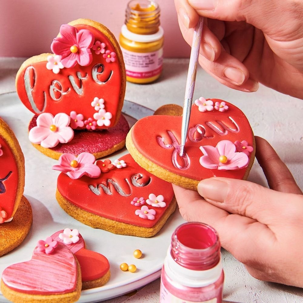 Metallic Food Paint 30ml - Red
