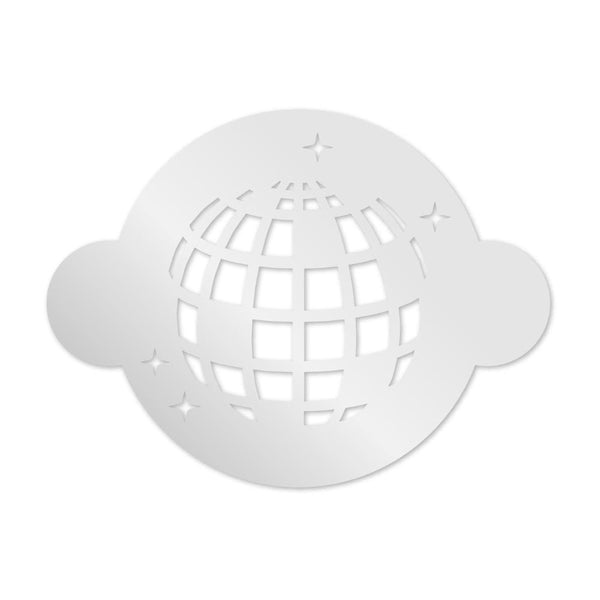 Disco Ball Cupcake & Cookie Stencil