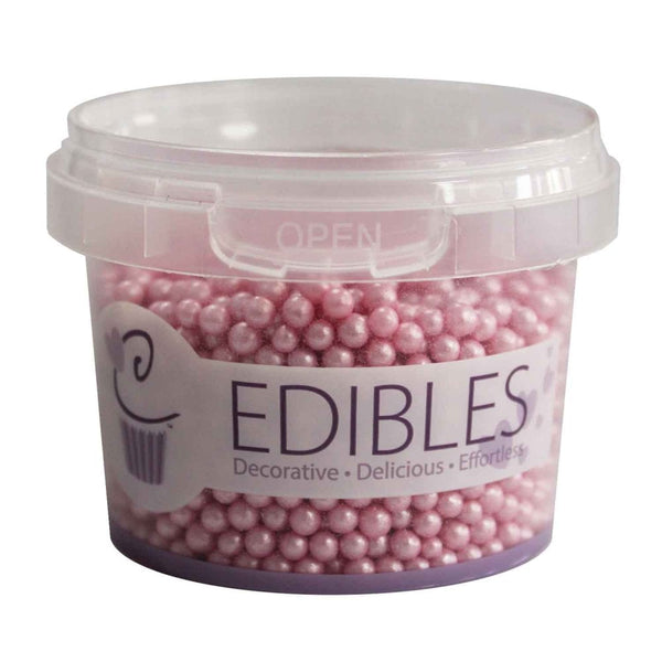 4mm Shimmer Candy Pink Pearls 80g