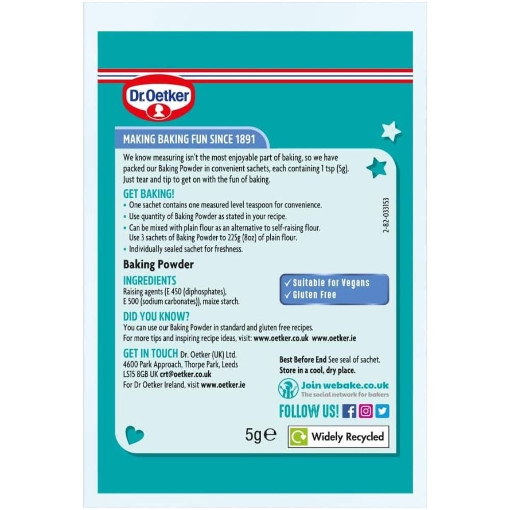 Baking Powder Sachet 5g x 6